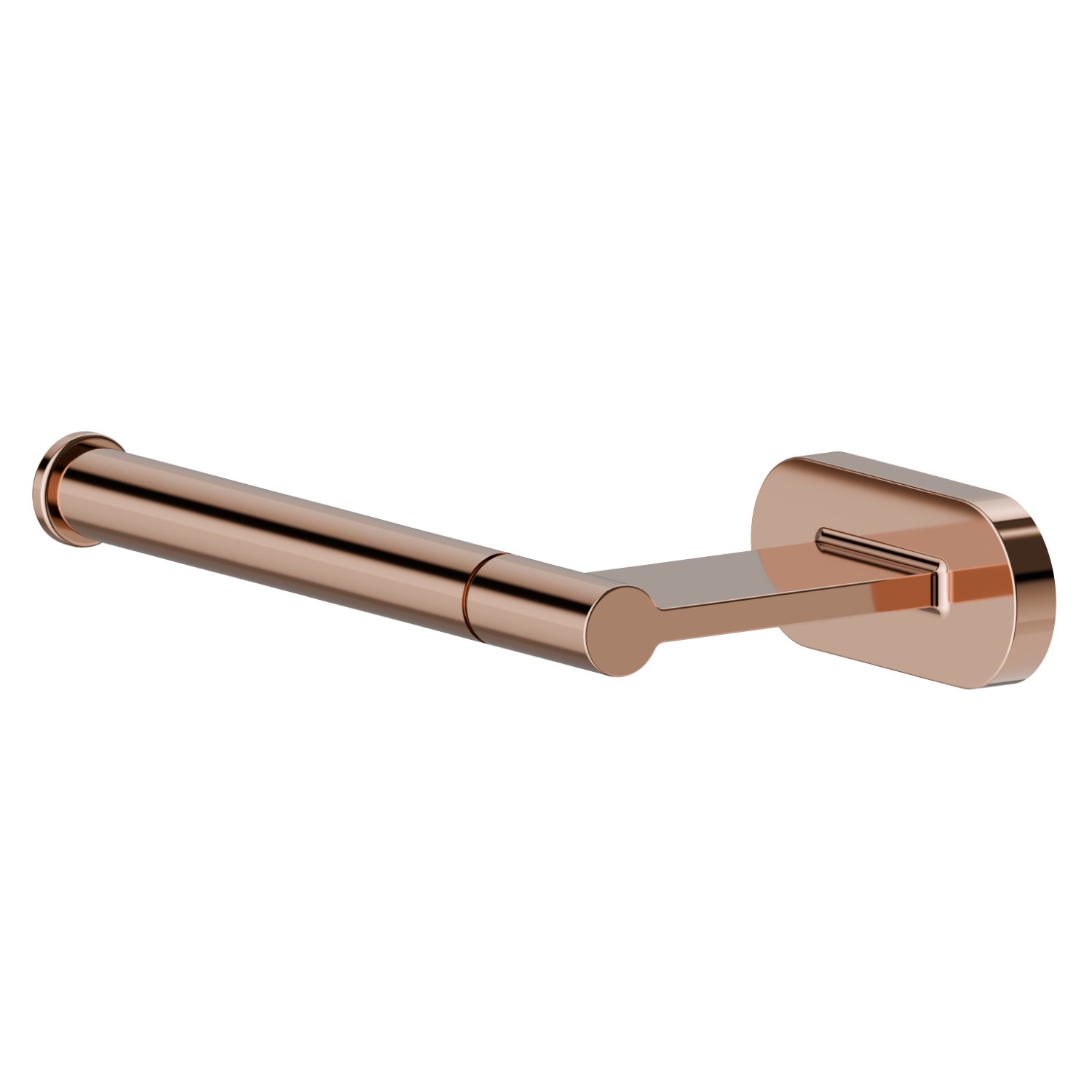 Left-side wall-mounted paper holder - finish PVD Copper Bronze