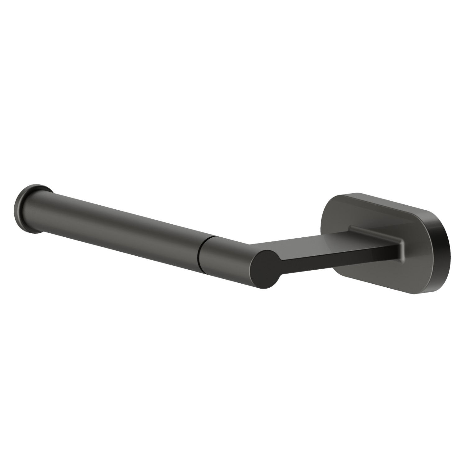 Left-side wall-mounted paper holder - finish Carbon Satin