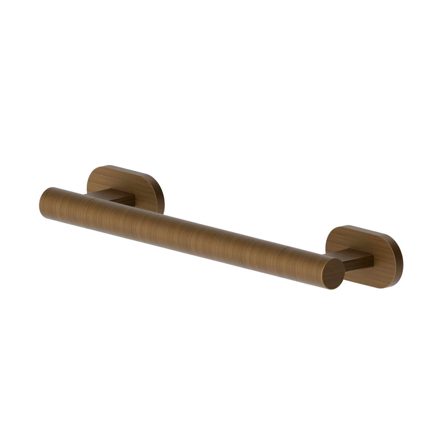 Support handle for shower - finish Groove Bronze