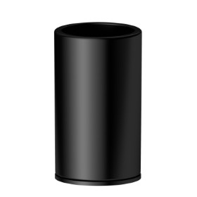 Freestanding tumbler. Black ceramic - finish Neutral