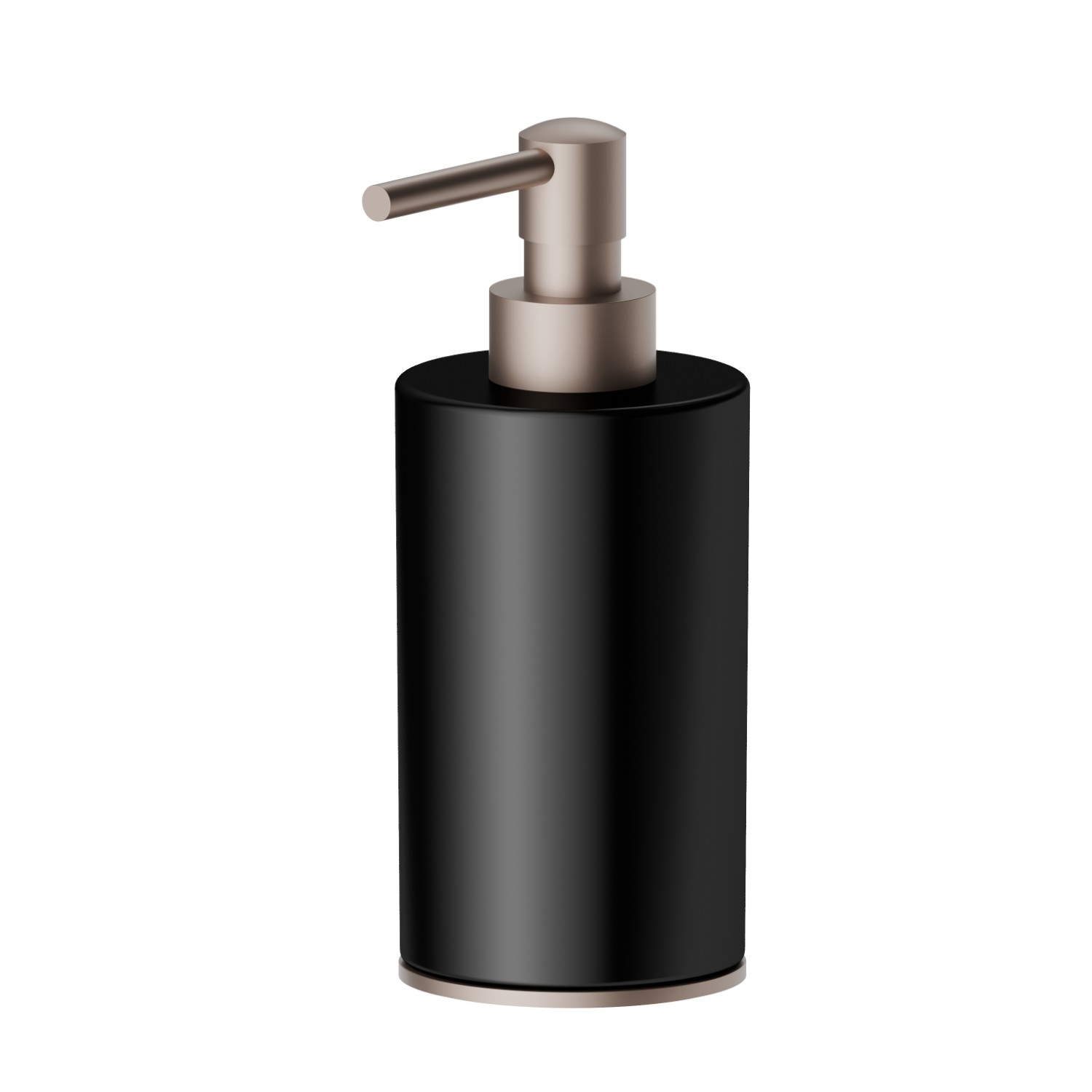Dosa sapone da appoggio. Ceramica Nera - finitura Copper Glossy