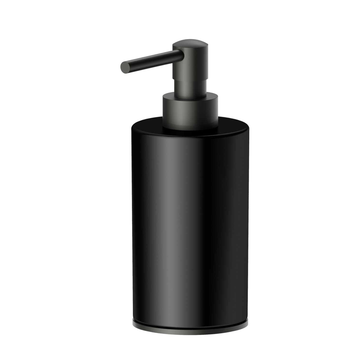 Freestanding soap dispenser. Black ceramic - finish Carbon Satin
