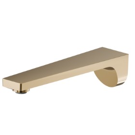 Wall spout for basin group with 1/2” connection - finish PVD Glossy Gold