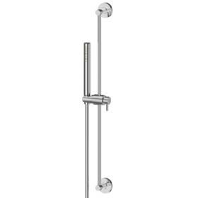 Asta saliscendi completa di doccia in ottone e flessibile L=150 cm. - finitura Cromo