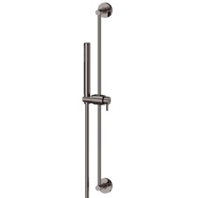 Complete shower set, with brass hand shower, L=150 cm flexible - finish PVD Gun Metal