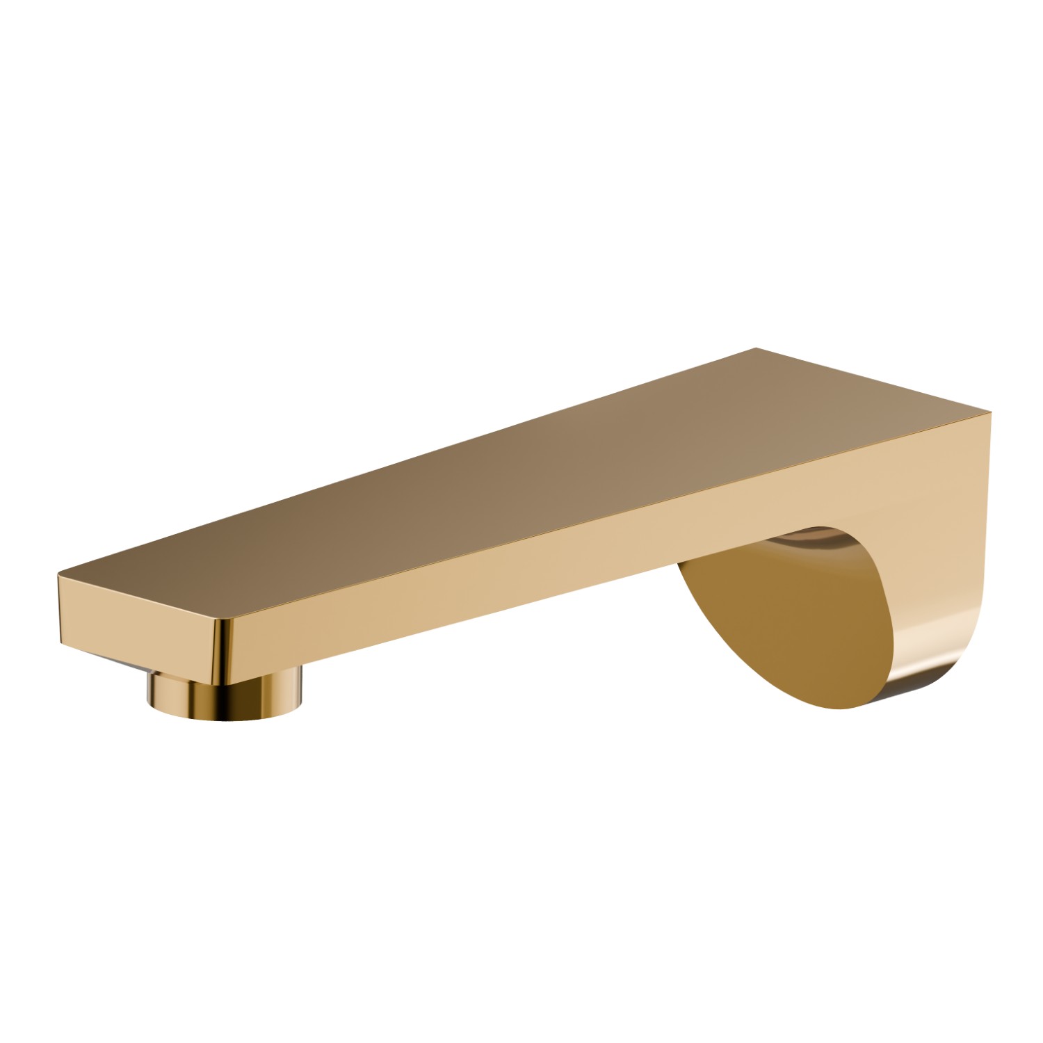 Wall spout for bath group with 1/2” connection - finish PVD Glossy Gold