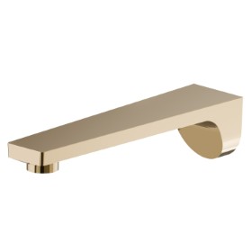 Wall spout for bath group with 1/2” connection - finish PVD Glossy Gold