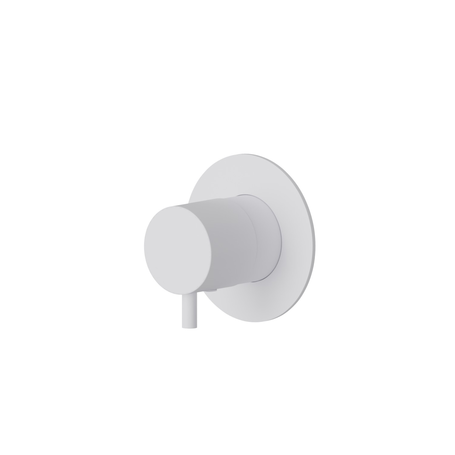 Stop valve. External part. Ø70 - finish Matt White