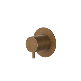 Stop valve. External part. Ø70 - finish Groove Bronze