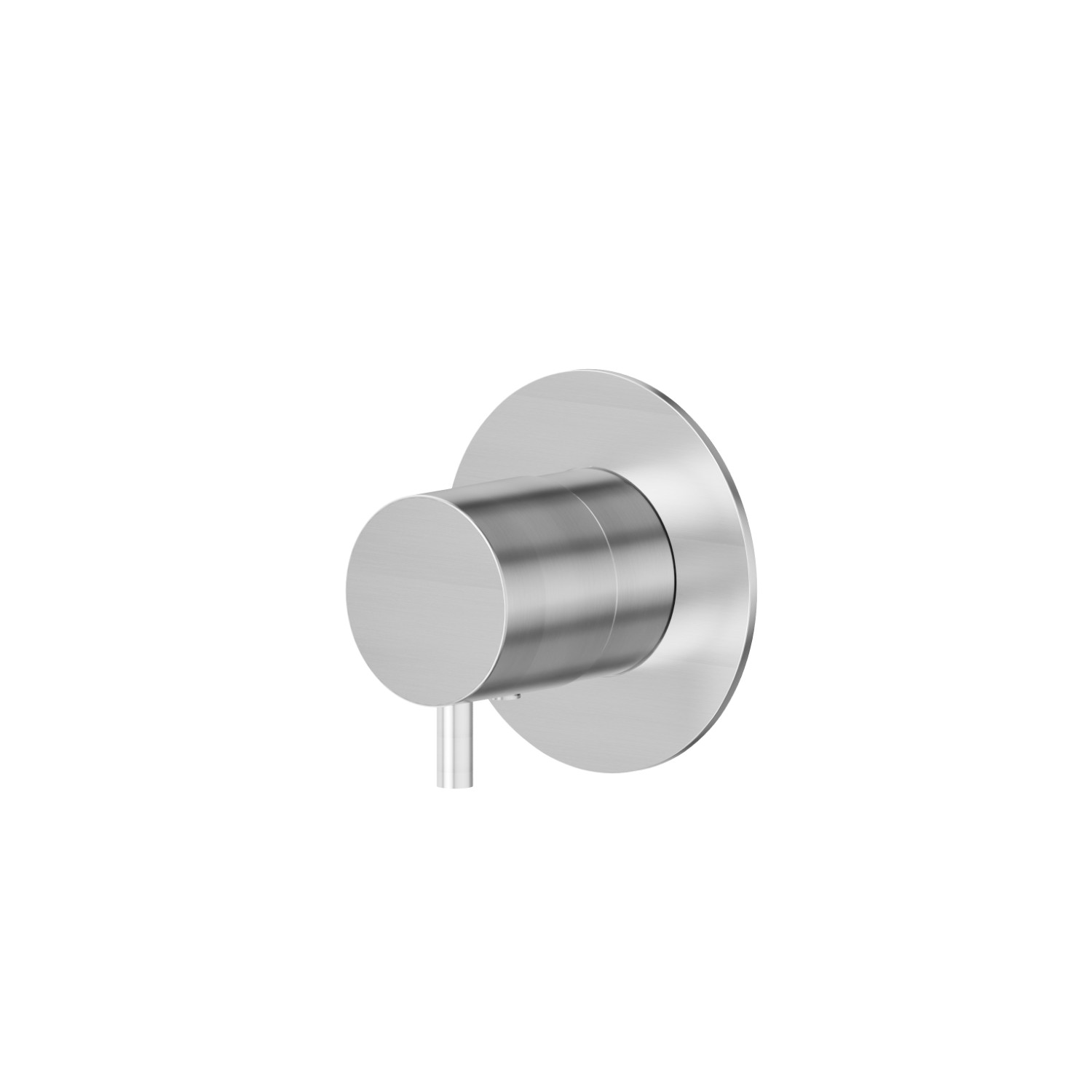 Stop valve. External part. Ø70 - finish PVD Brushed steel