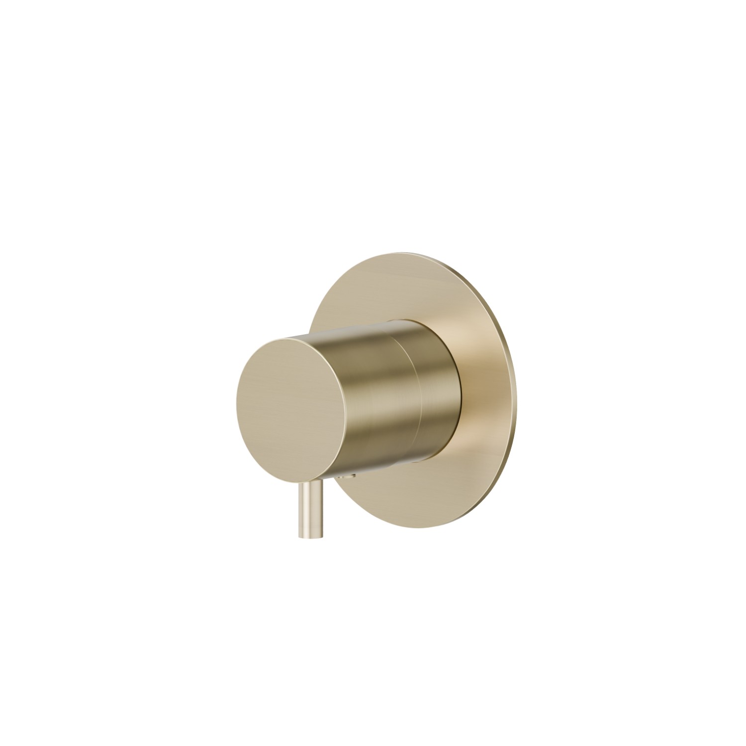 Stop valve. External part. Ø70 - finish PVD Brushed Pale Gold