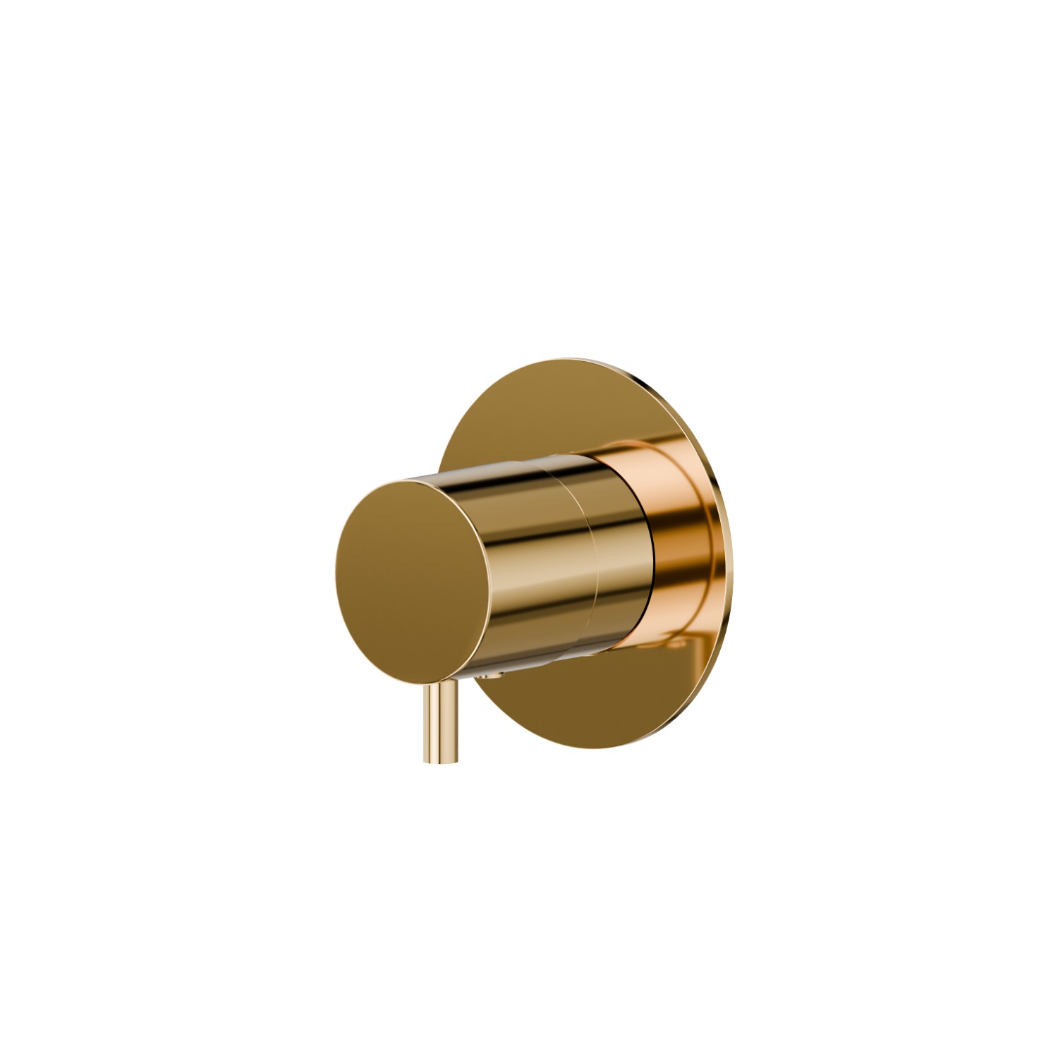 Stop valve. External part. Ø70 - finish PVD Glossy Gold
