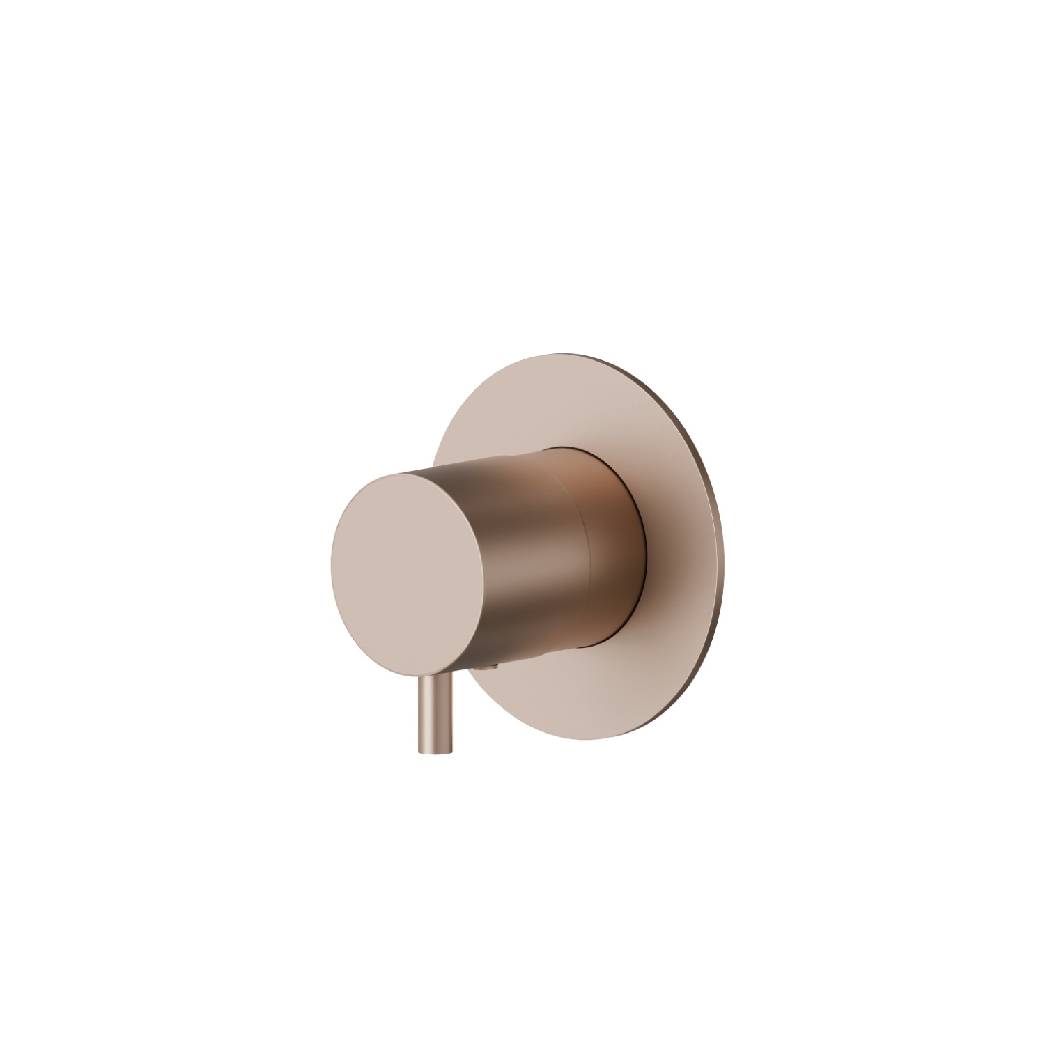 Stop valve. External part. Ø70 - finish Copper Satin