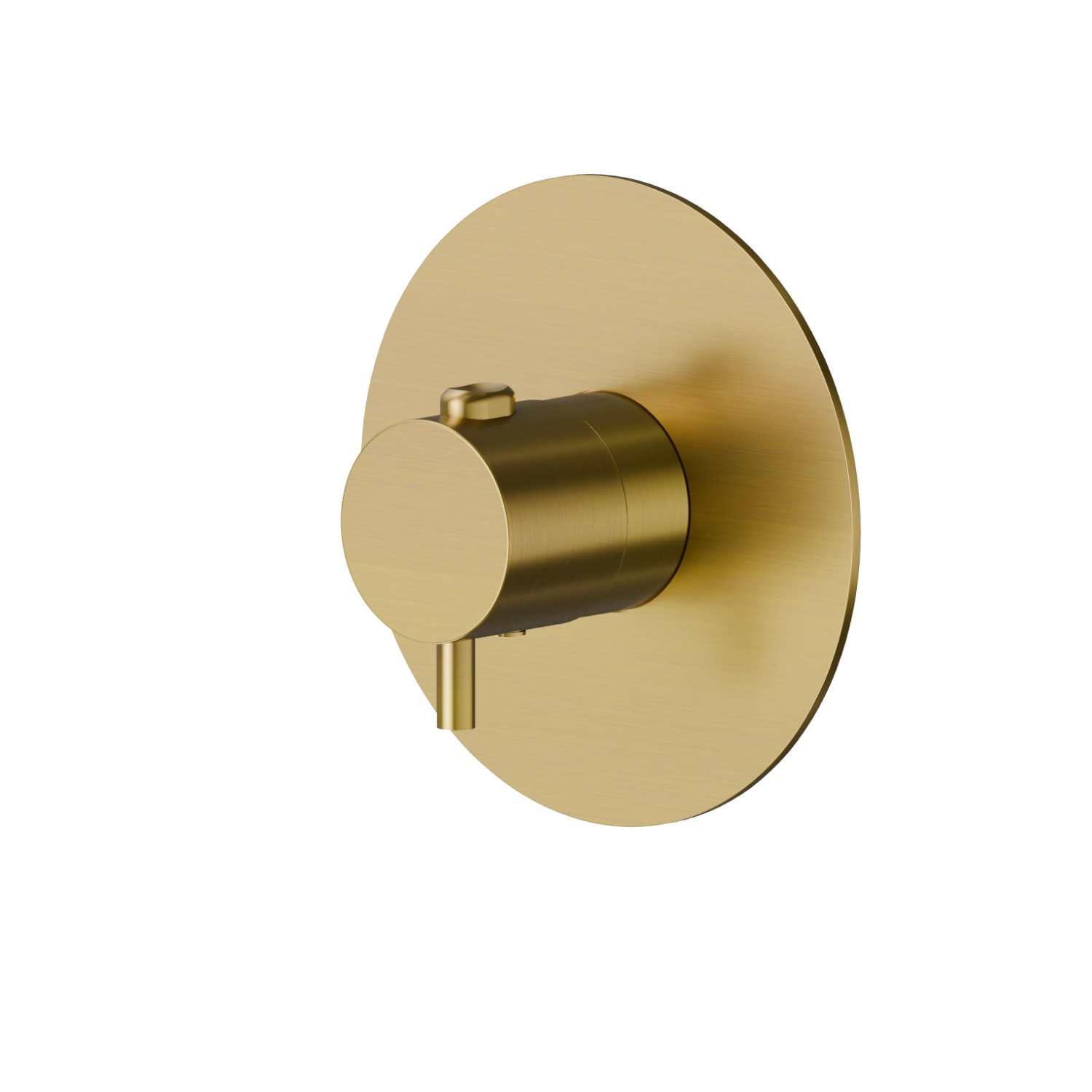 Thermostatic concealed mixer, to combine with a stop valve - finish PVD Brushed Gold