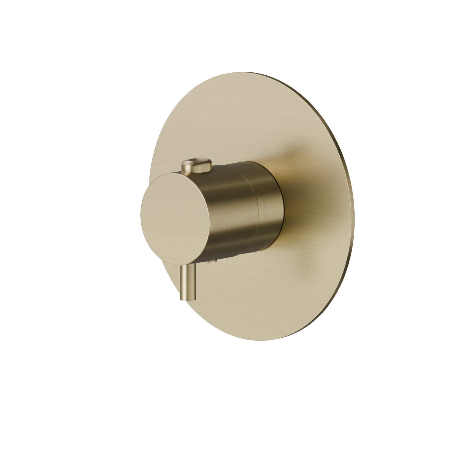 Thermostatic concealed mixer, to combine with a stop valve - finish PVD Brushed Pale Gold