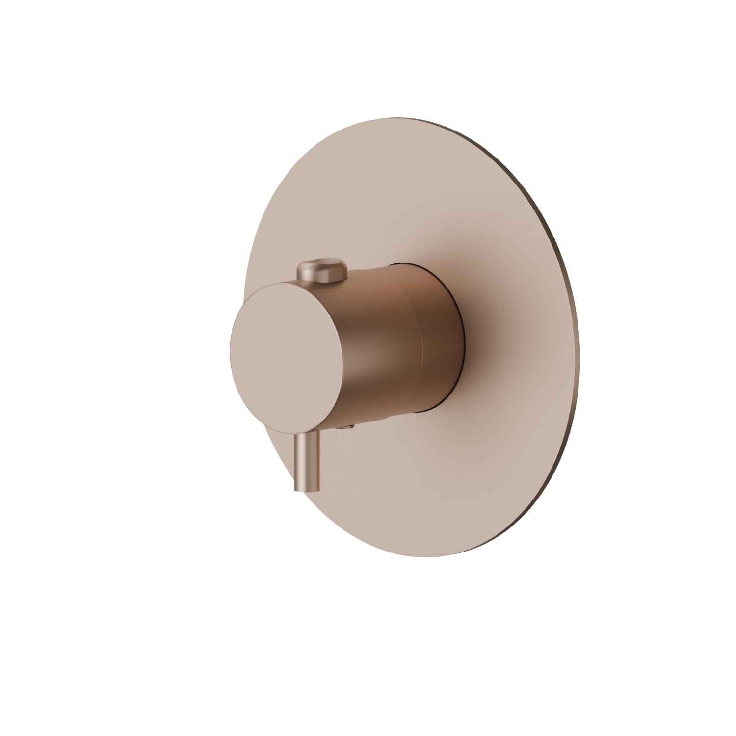 Thermostatic concealed mixer, to combine with a stop valve - finish Copper Satin