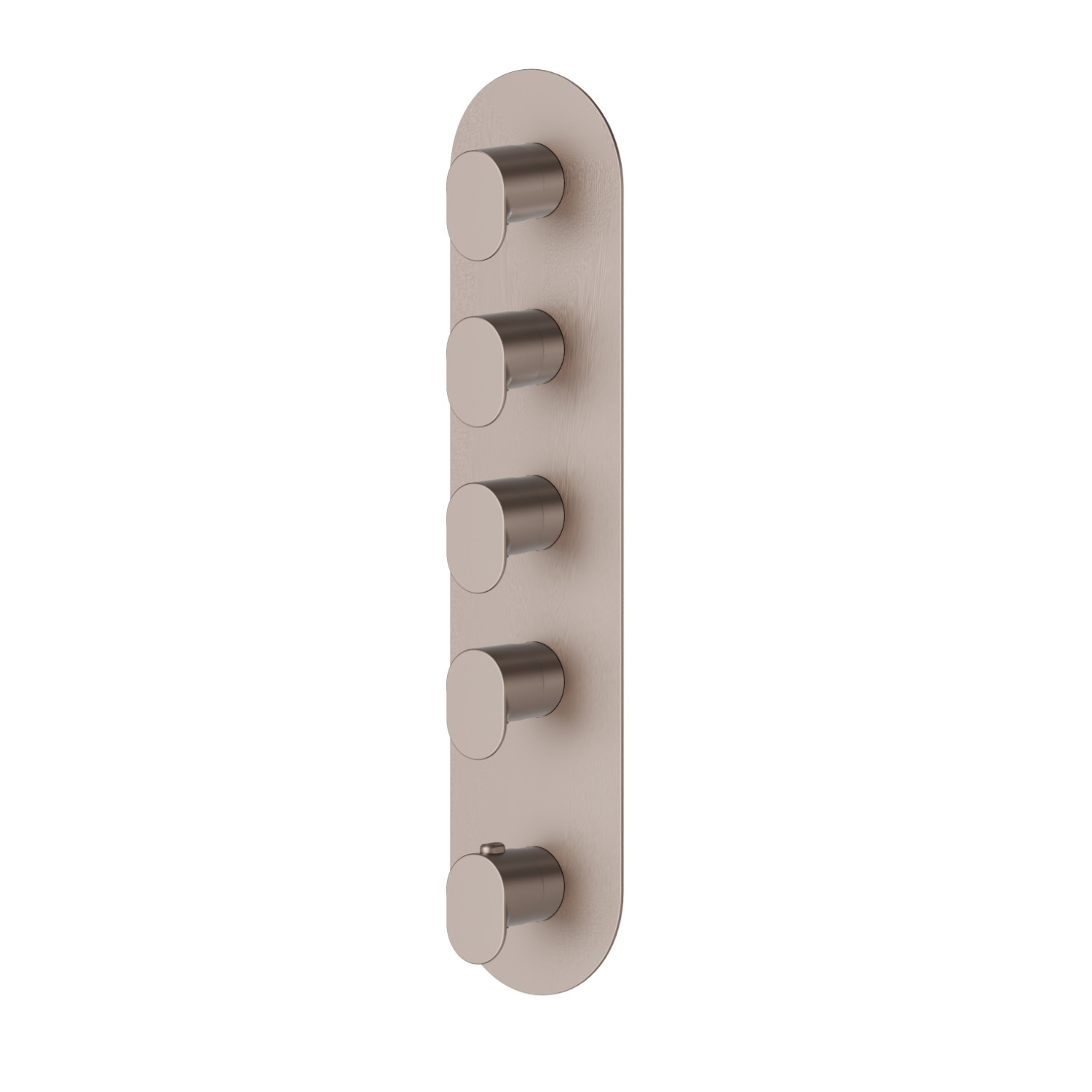 4 ways out concealed thermostatic multifunction selectors. 3/4” connections. External part - finish Copper Glossy