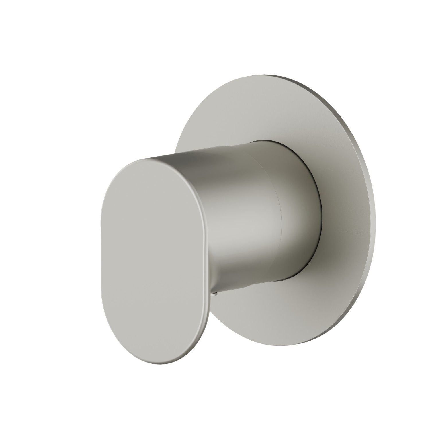 Stop valve. Ø70. External part - finish Titanium Satin
