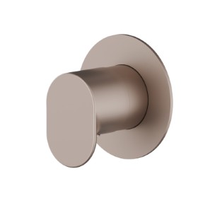 Stop valve. Ø70. External part - finish Copper Glossy