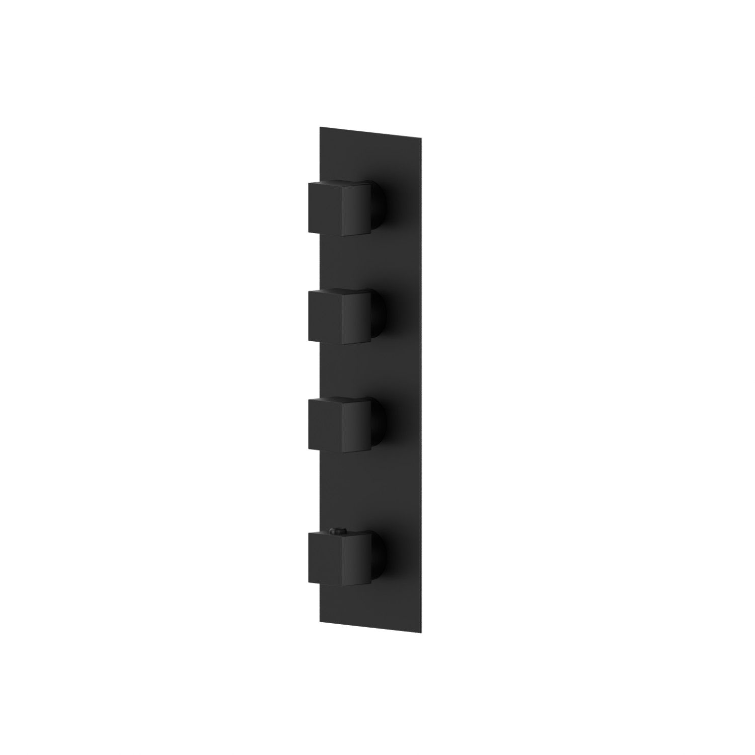 3 ways out concealed thermostatic multifunction selectors. 3/4” connections. External part - finish Matt Black