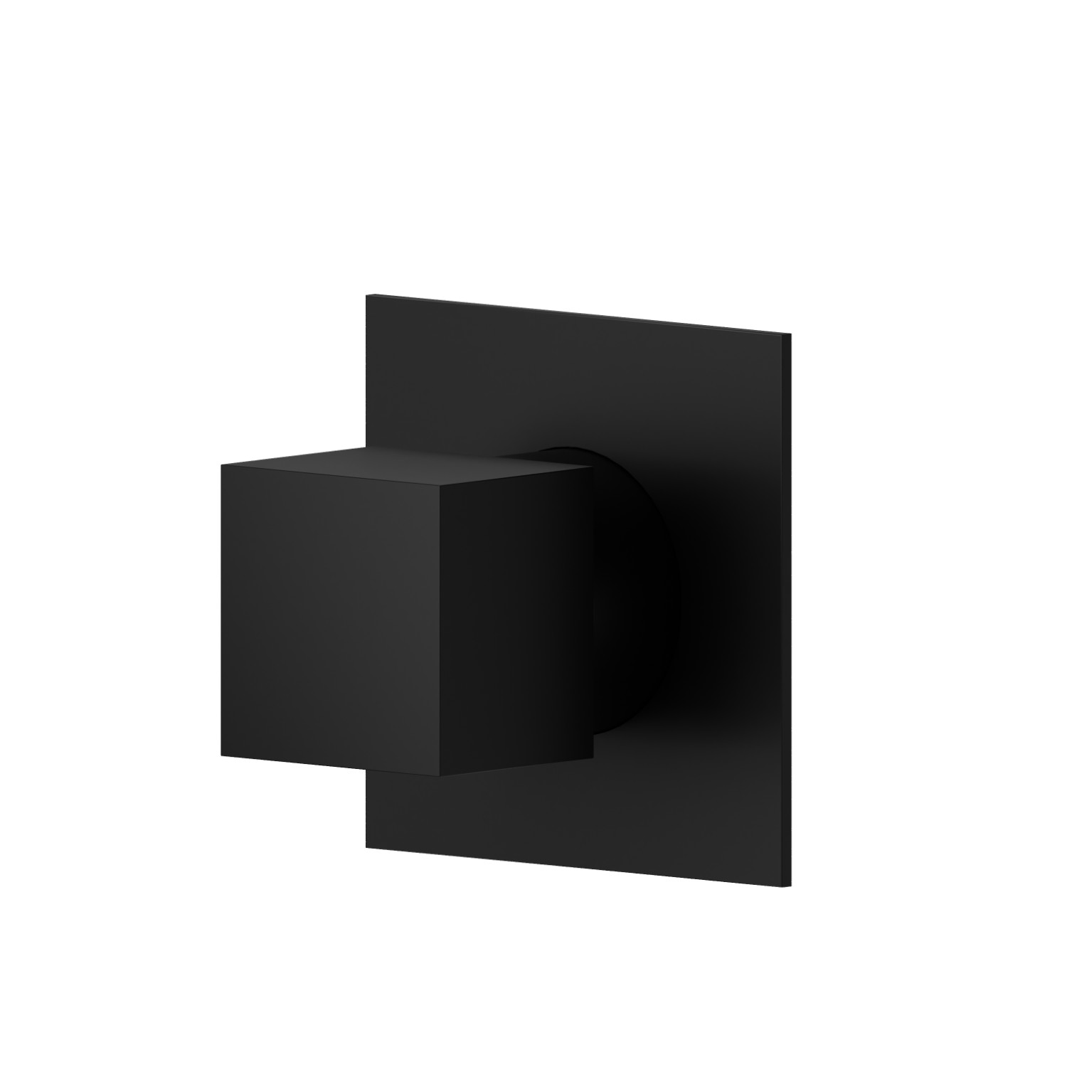 Stop valve. External part. Ø75 - finish Matt Black