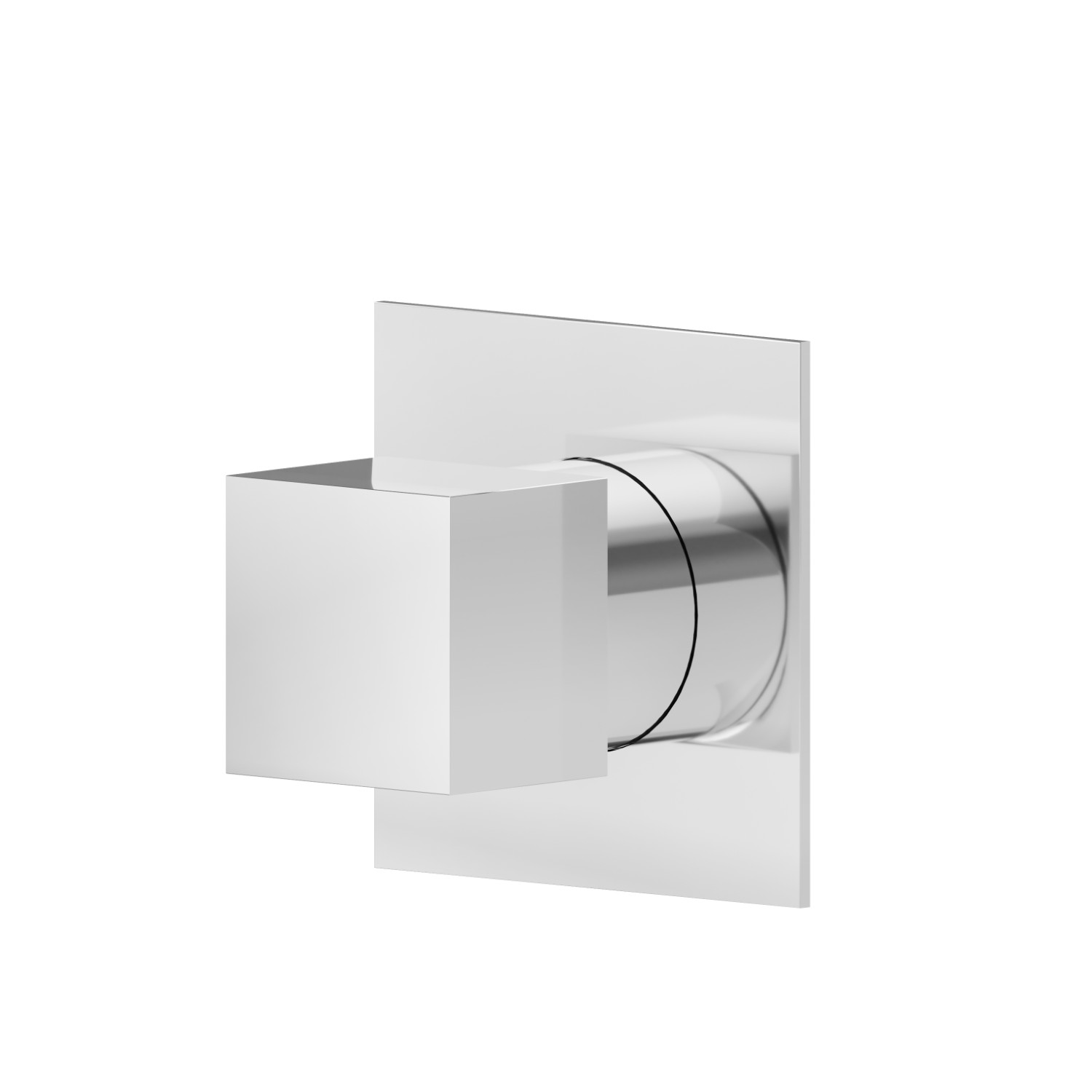 Stop valve. External part. Ø75 - finish Chrome