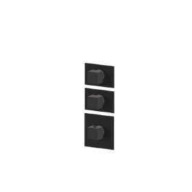 2 ways out concealed thermostatic multifunction selectors. 3/4” connections - finish Matt Black