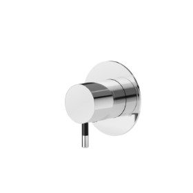 Stop valve - finish Chrome - Matt Black