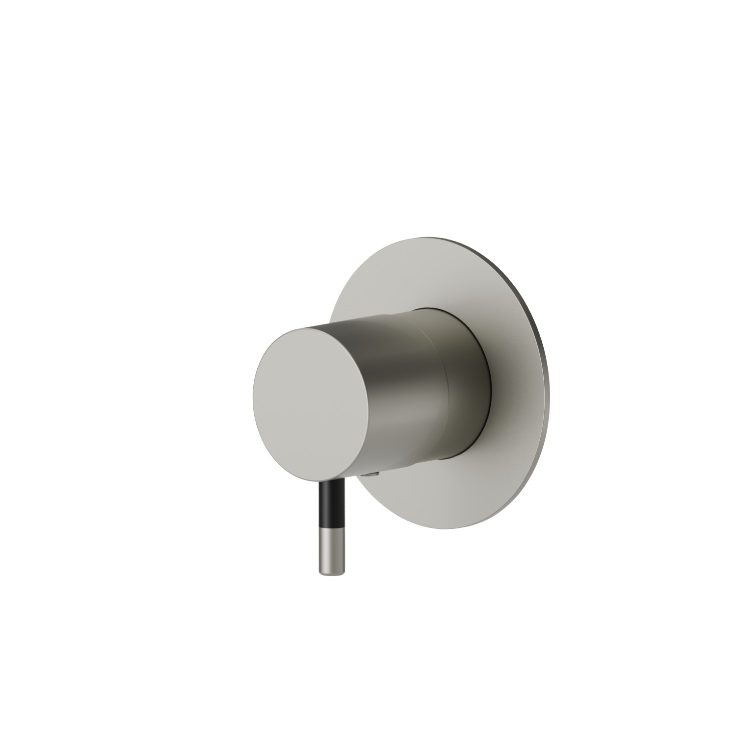 Stop valve - finish Titanium Satin - Matt black