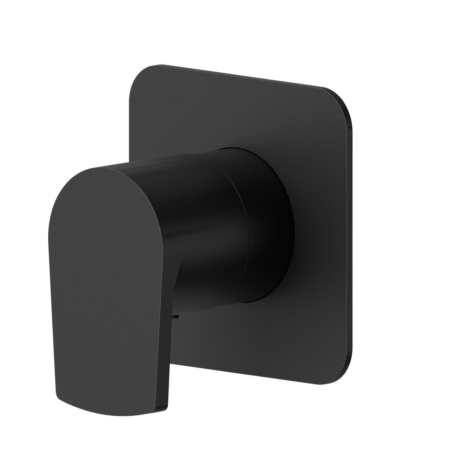 Stop valve. Ø75. External part - finish Matt Black