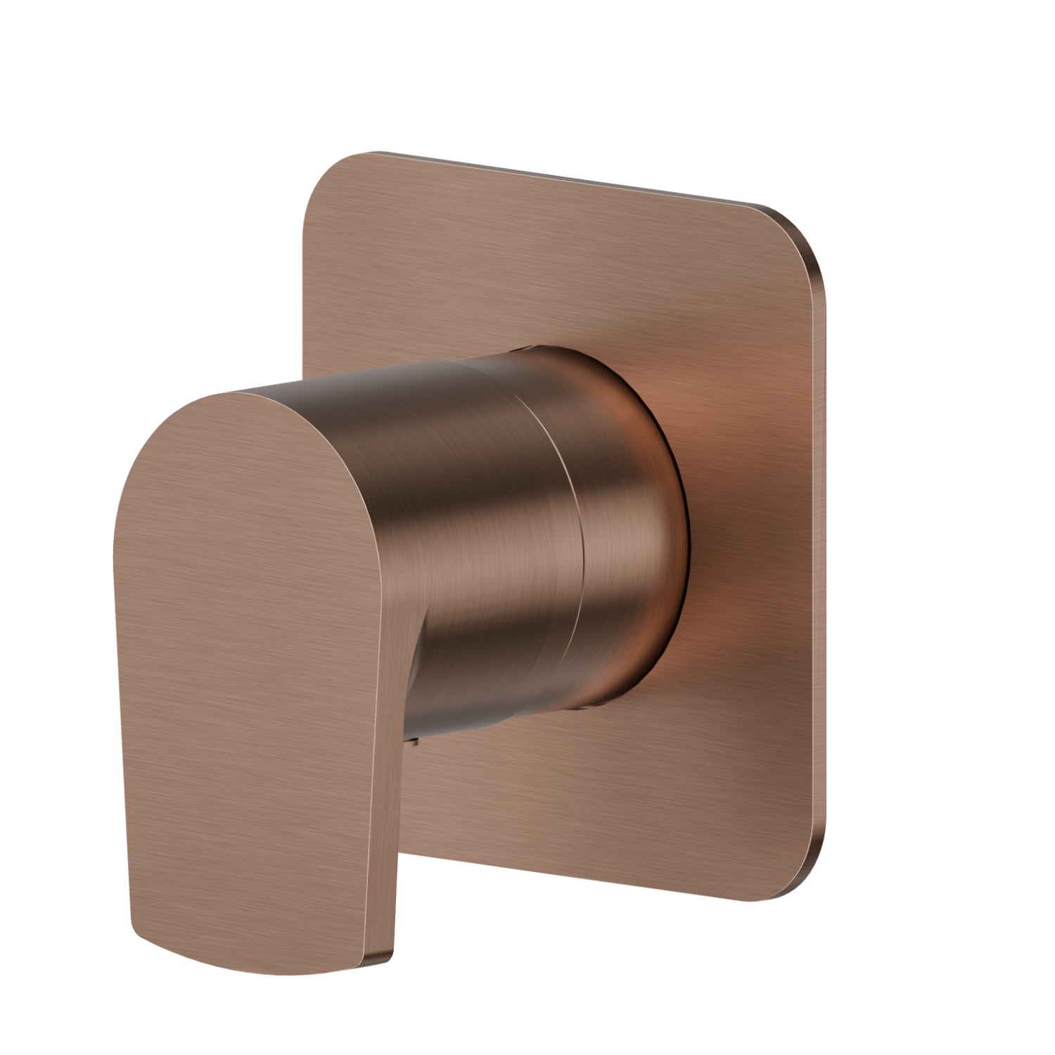 Stop valve. Ø75. External part - finish PVD Brushed Copper Bronze