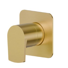 Stop valve. Ø75. External part - finish PVD Brushed Gold