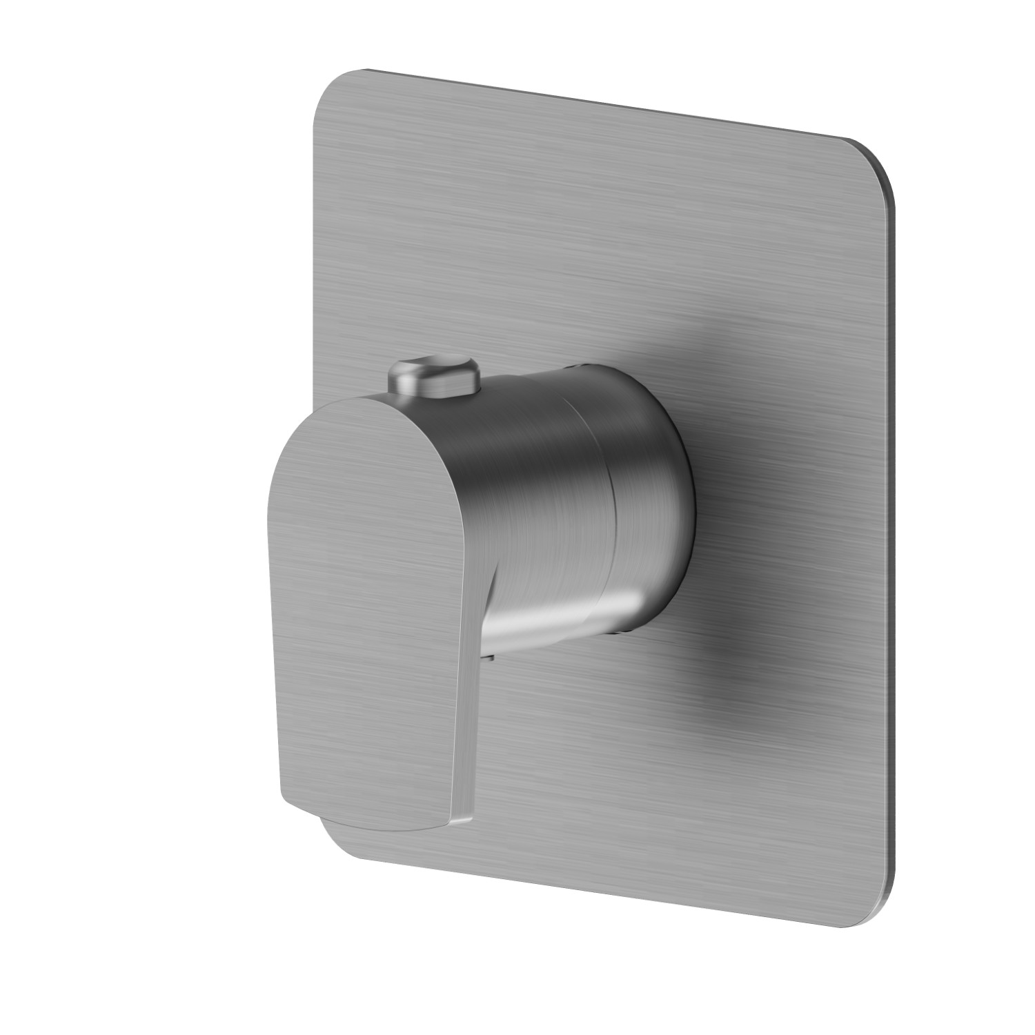 Thermostatischer einbaumischer, kombinierbar mit absperrventil - oberfläche PVD  Gun Metal gebürstet