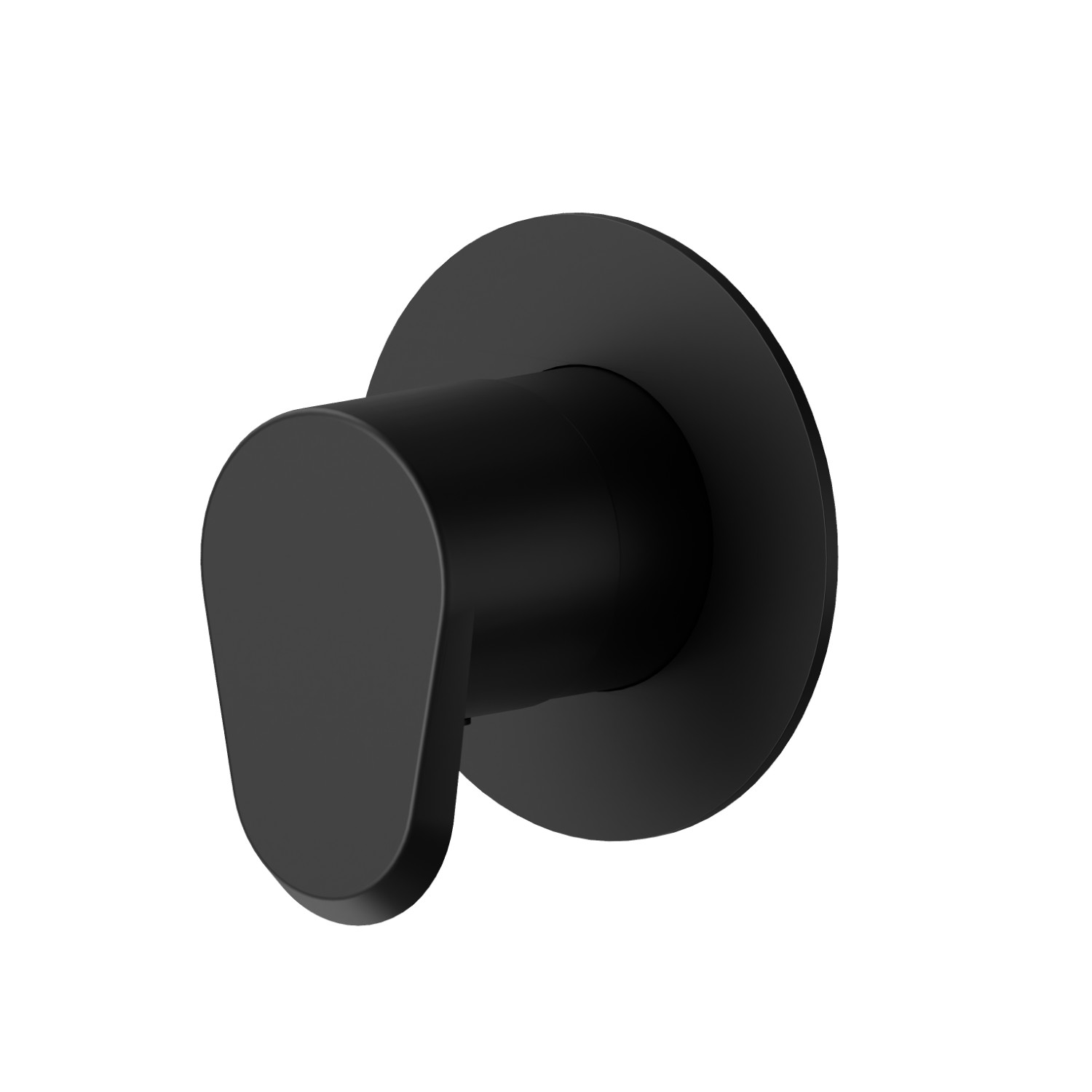 Stop valve. Ø70 - finish Matt Black