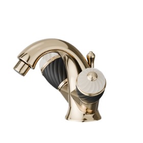 Single hole bidet group - finish Gold