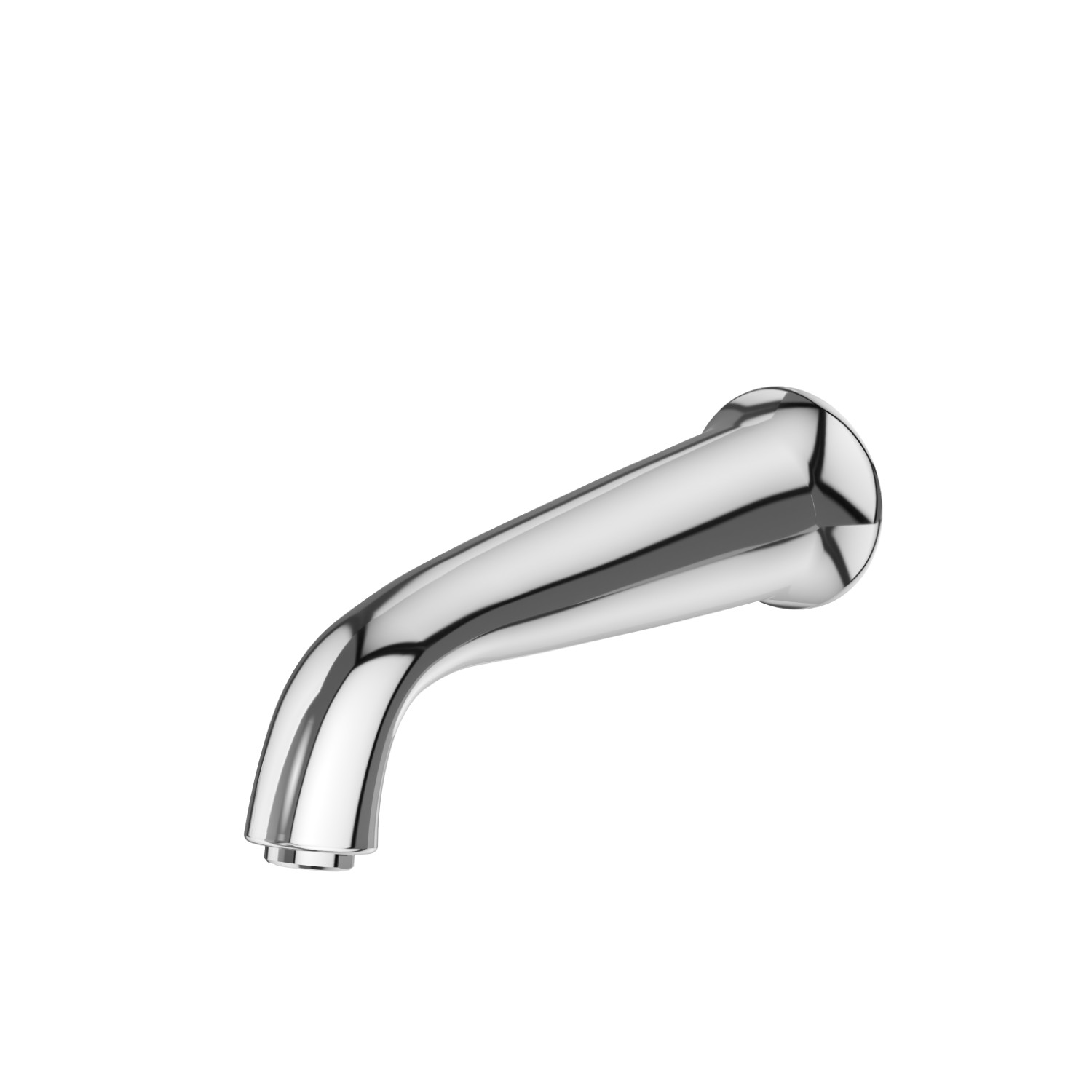Wall spout for basin group with 1/2” connection - finish Chrome