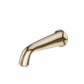Wall spout for basin group with 1/2” connection - finish Gold