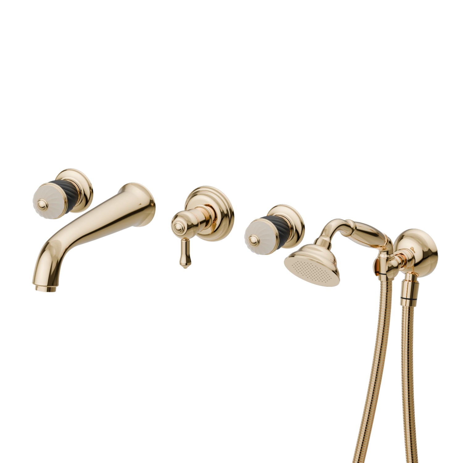 Exposed bath group - finish Gold
