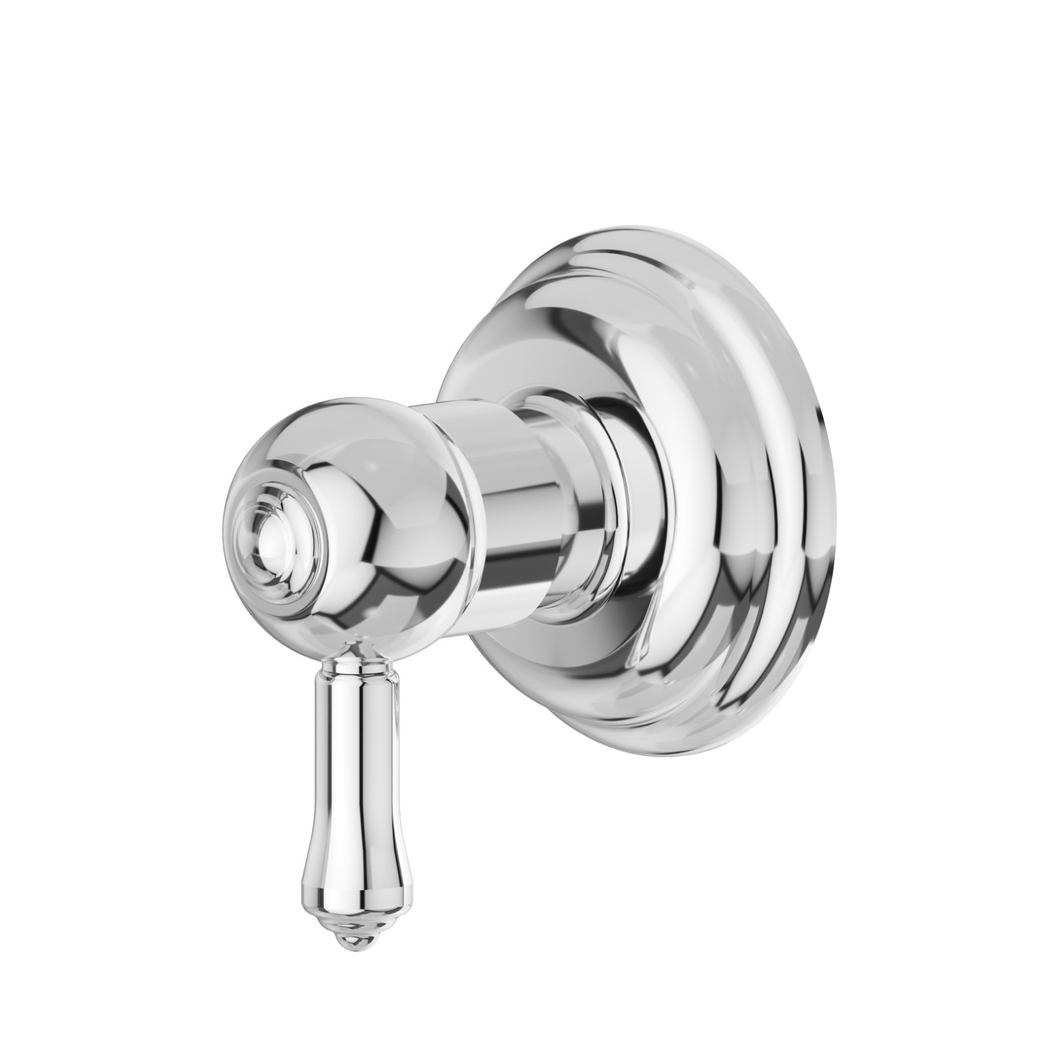 2-way-in and 3-way-out diverter - finish Chrome