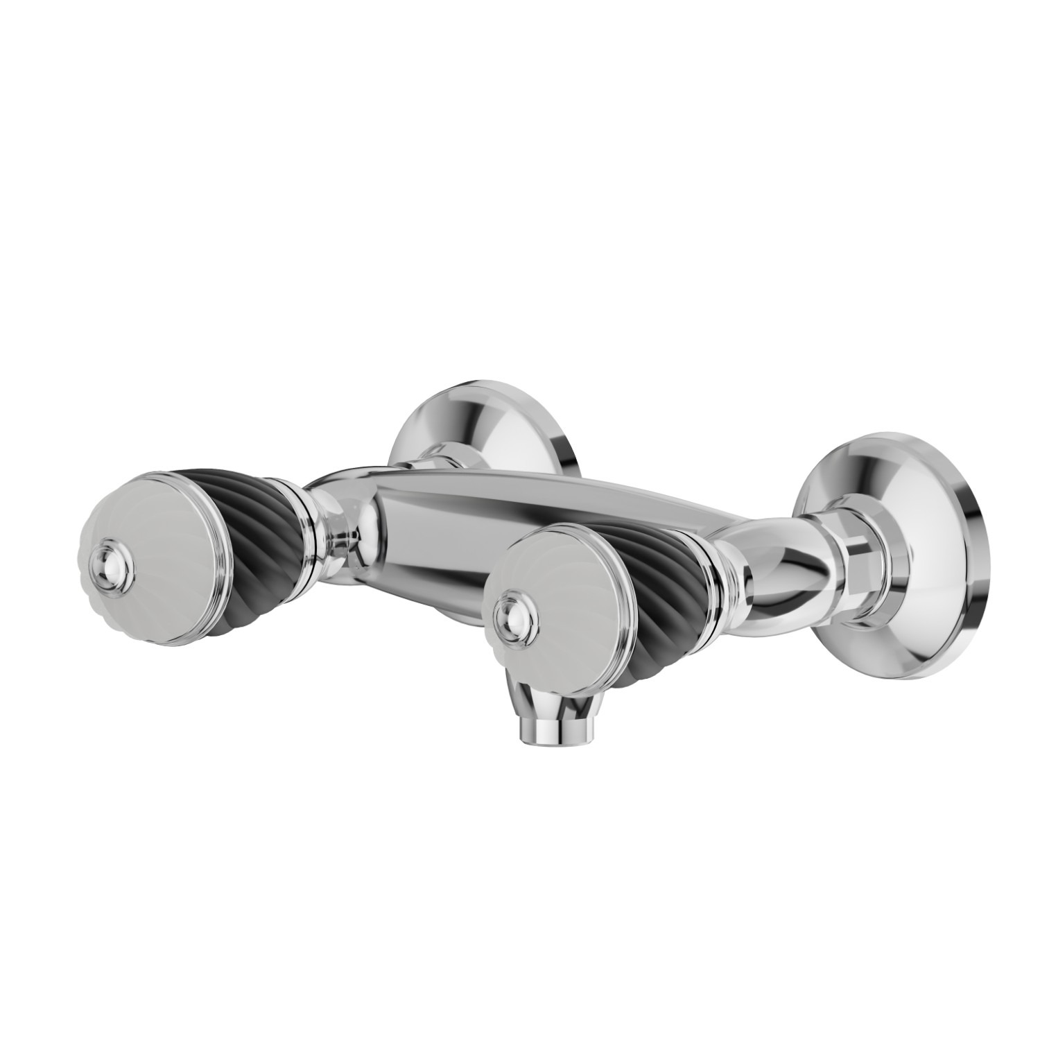 Exposed shower group - finish Chrome