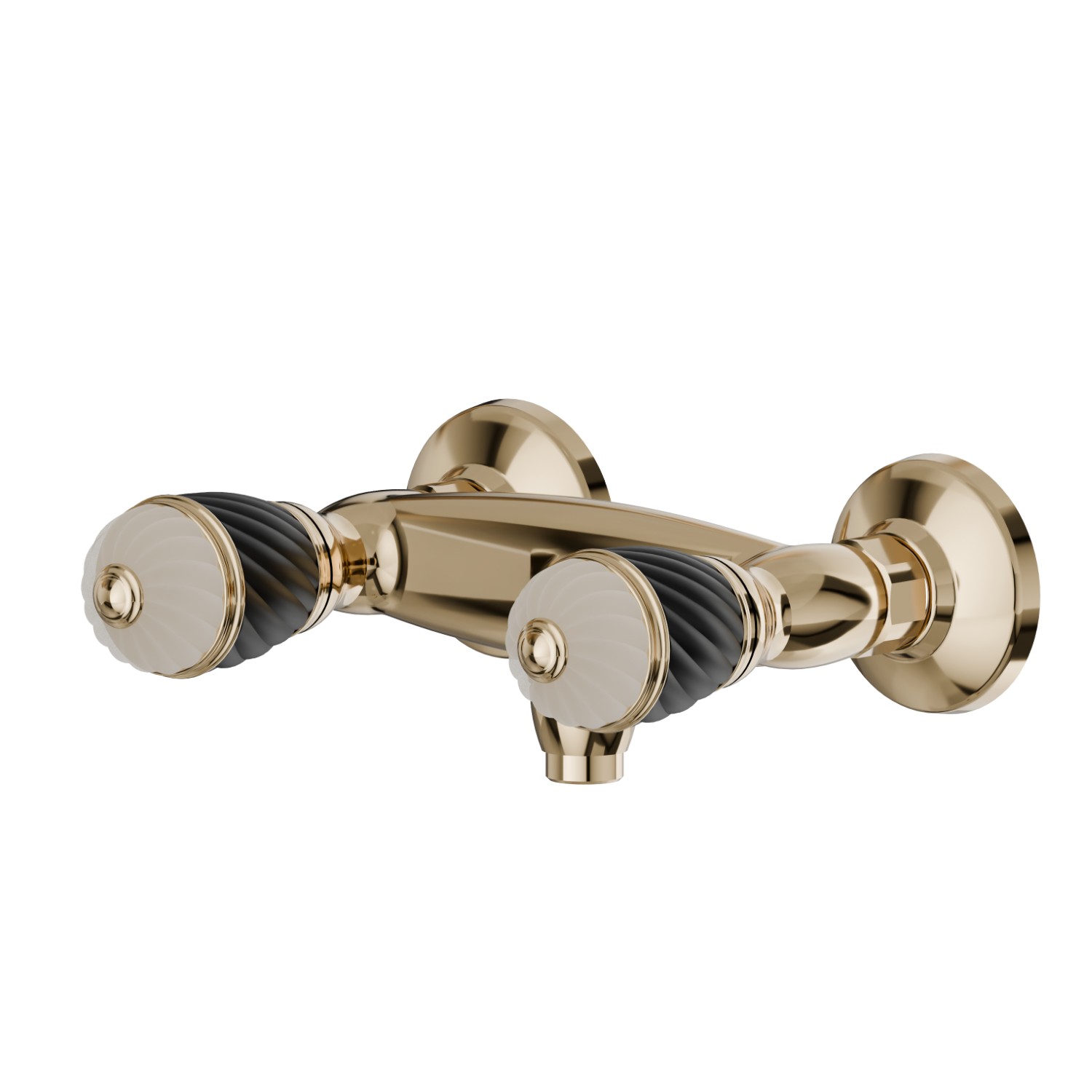 Exposed shower group - finish Gold