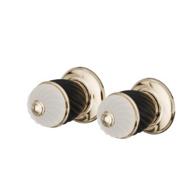 Concealed shower group complete of 1/2” connections valve - finish Gold