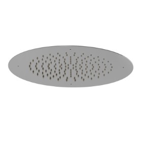 Steel round concealed head showers with raining jet. ø 400 mm - finish Chrome