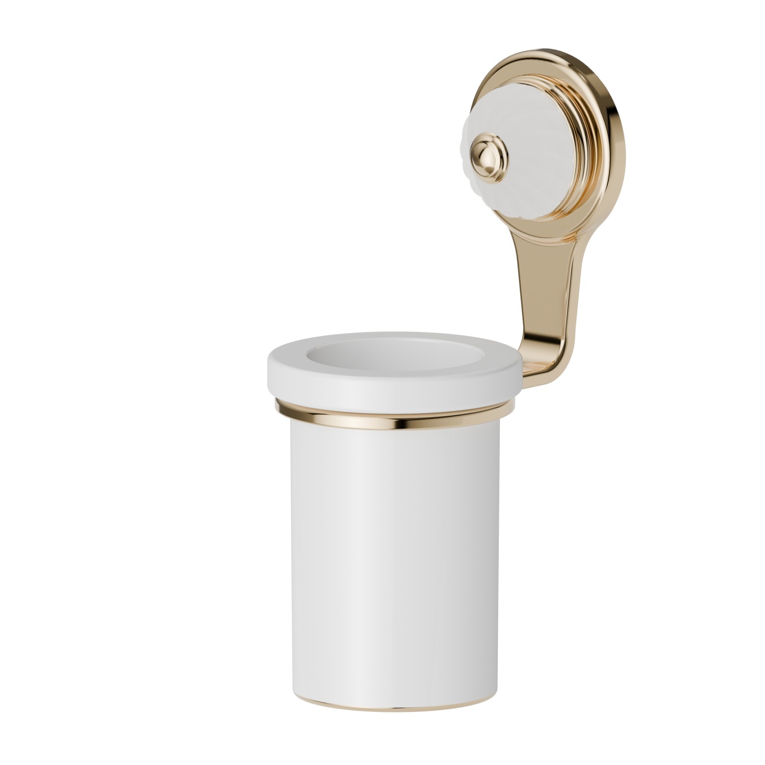 Wall-mounted tumbler holder - finish Gold