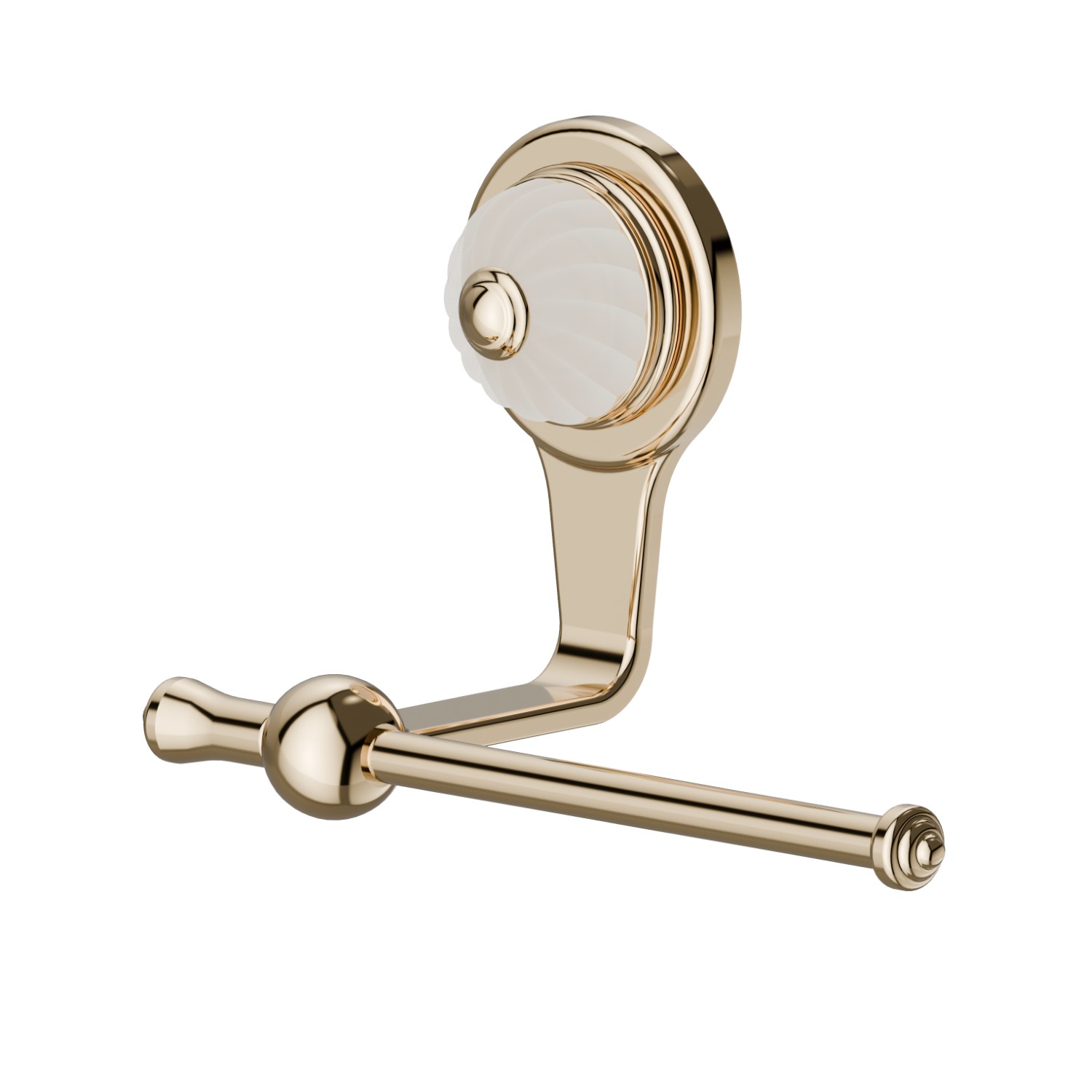Right-side wall-mounted paper holder - finish Gold