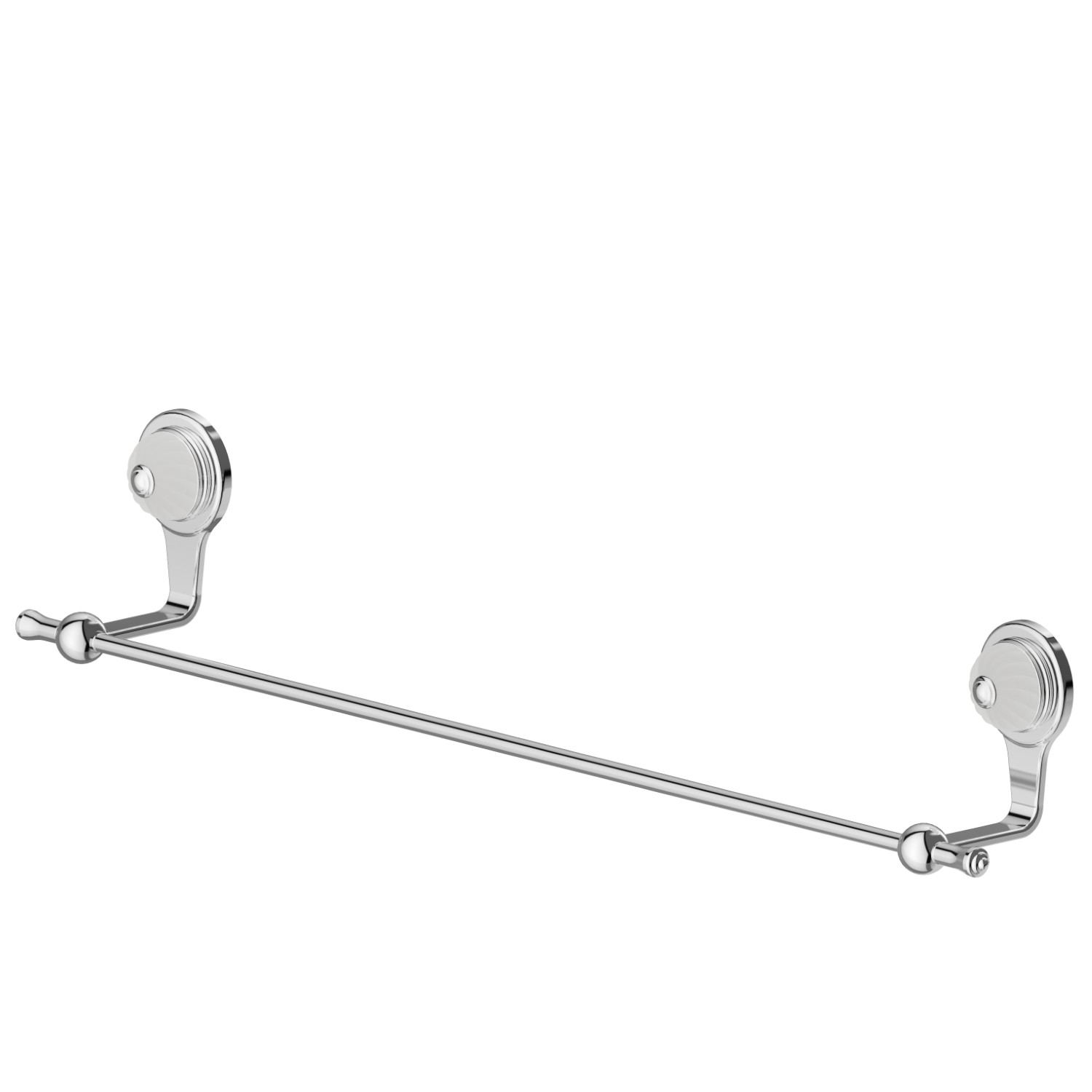 Long towel rail, 60 cm - finish Chrome