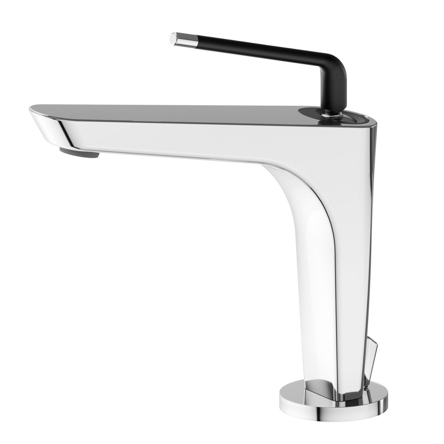 Miscelatore monocomando per lavabo - finitura Chrome - Matt Black