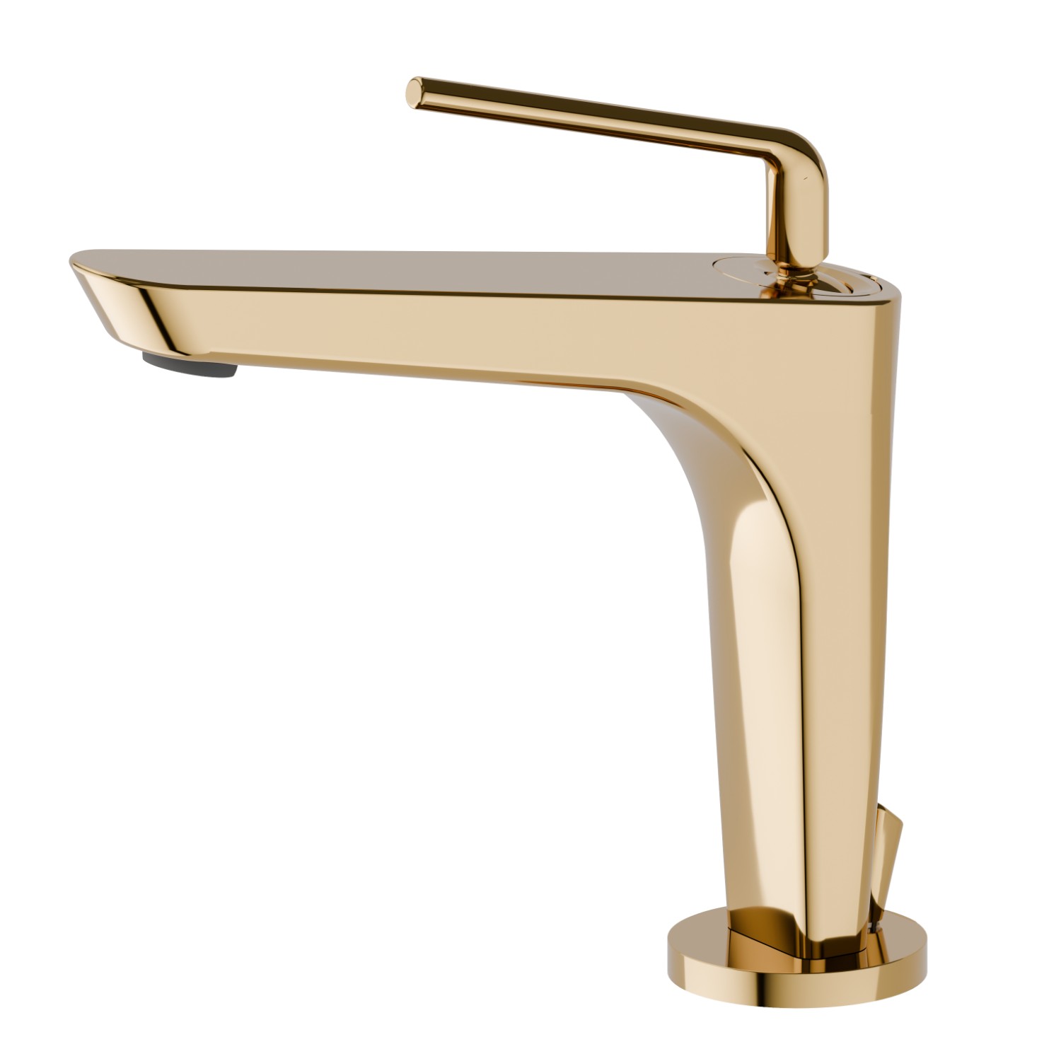 Miscelatore monocomando per lavabo - finitura PVD Glossy Gold