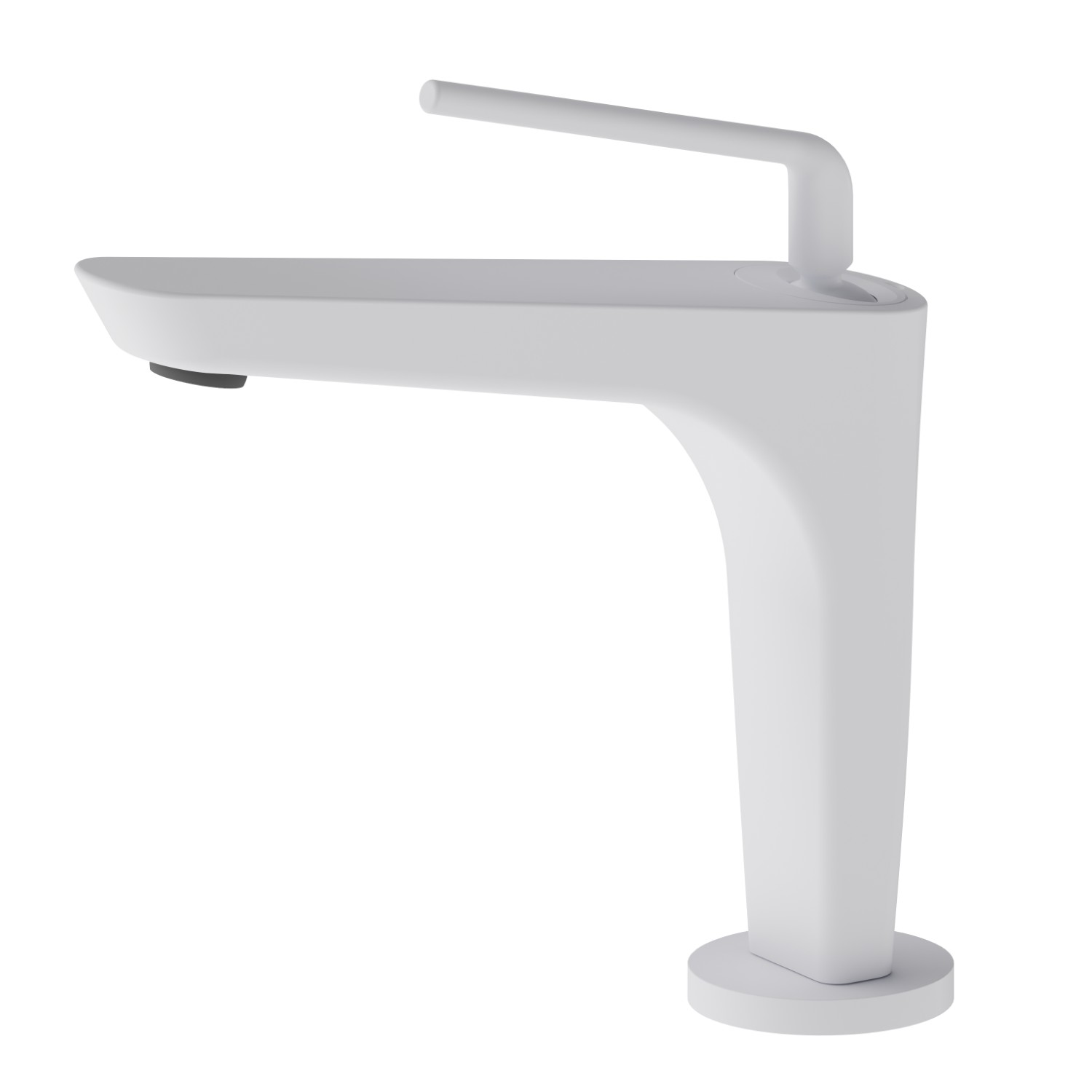 Single lever basin mixer - finish Matt White