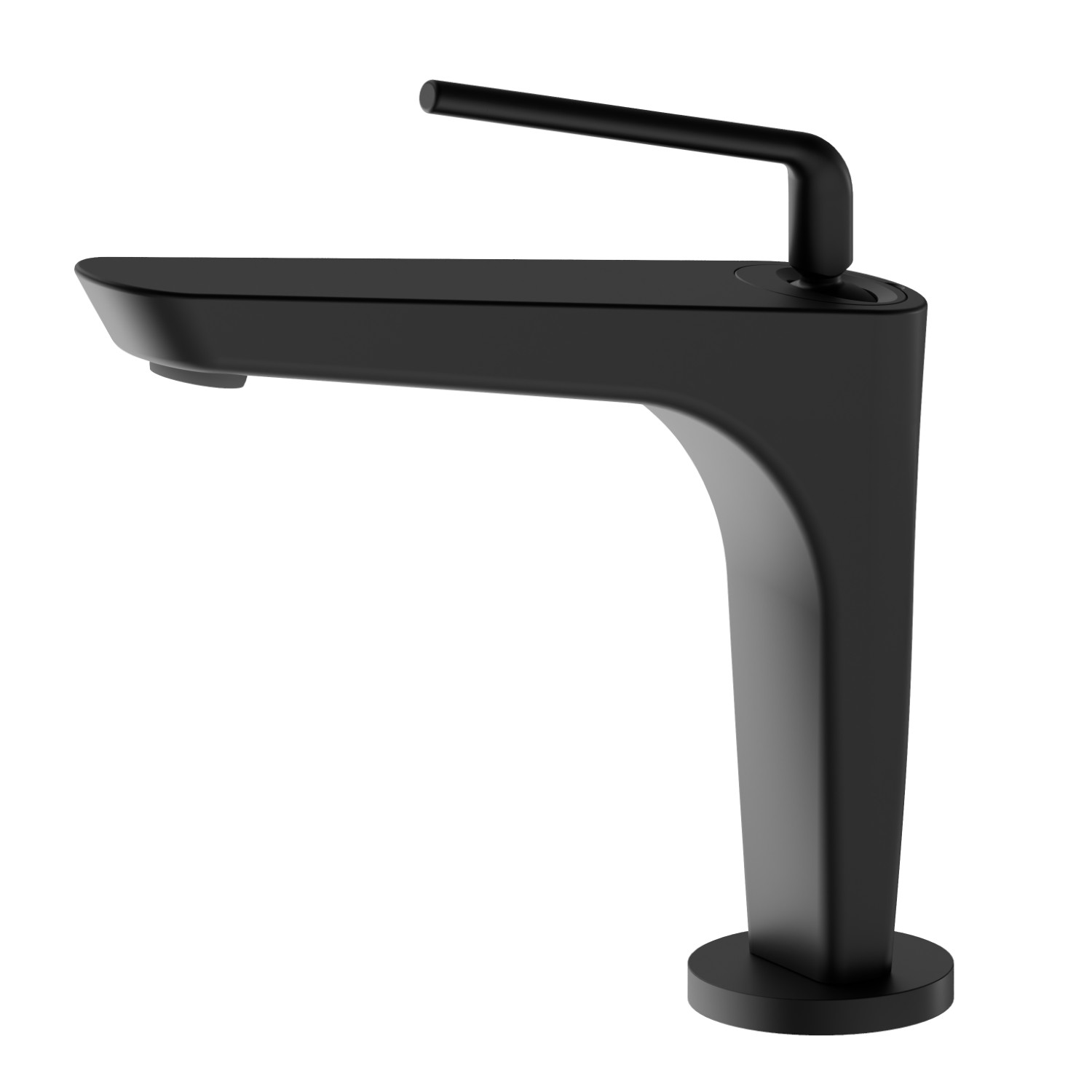 Miscelatore monocomando per lavabo - finitura Nero opaco